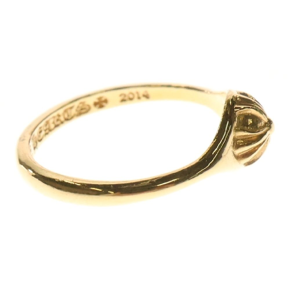 CHROME HEARTS (クロムハーツ) 22K BUBBLEGUM CROSSBALL RING 22K