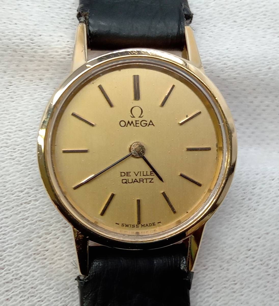 OMEGA デビル　クォーツ　ジャンク OMEGA ☆ジャンク【OMEGA】オメガ デビル クォーツ メンズ