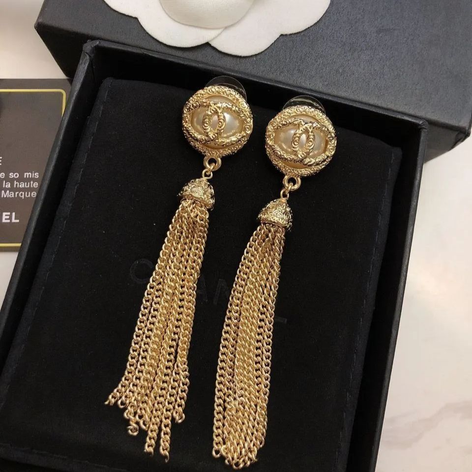 CHANEL】シャネル 新作 イヤリング＆ネックレスセット - タッセル  