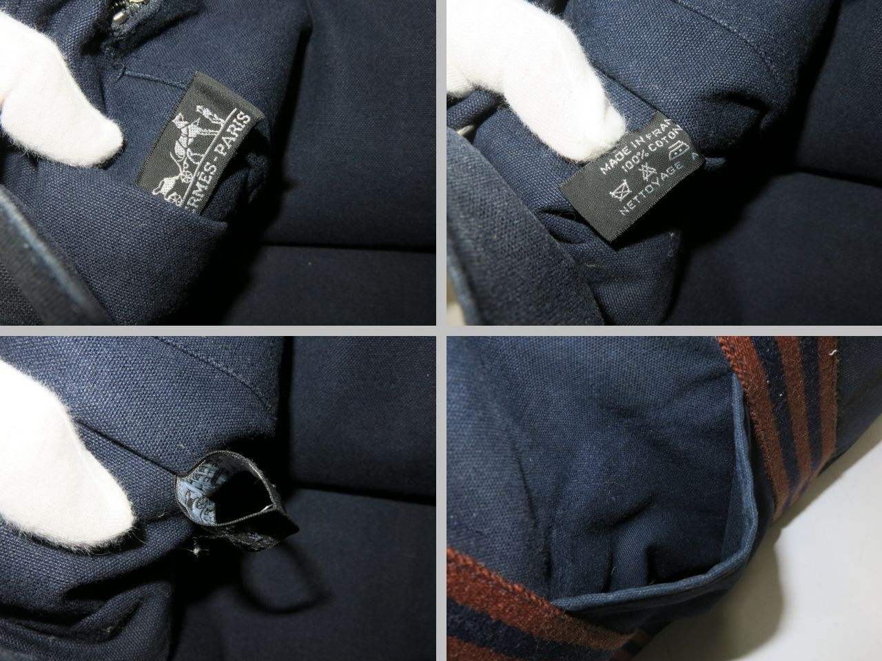 エルメス フールトゥ ハンドバッグ ネイビー系 HERMES 18694502 - メルカリ