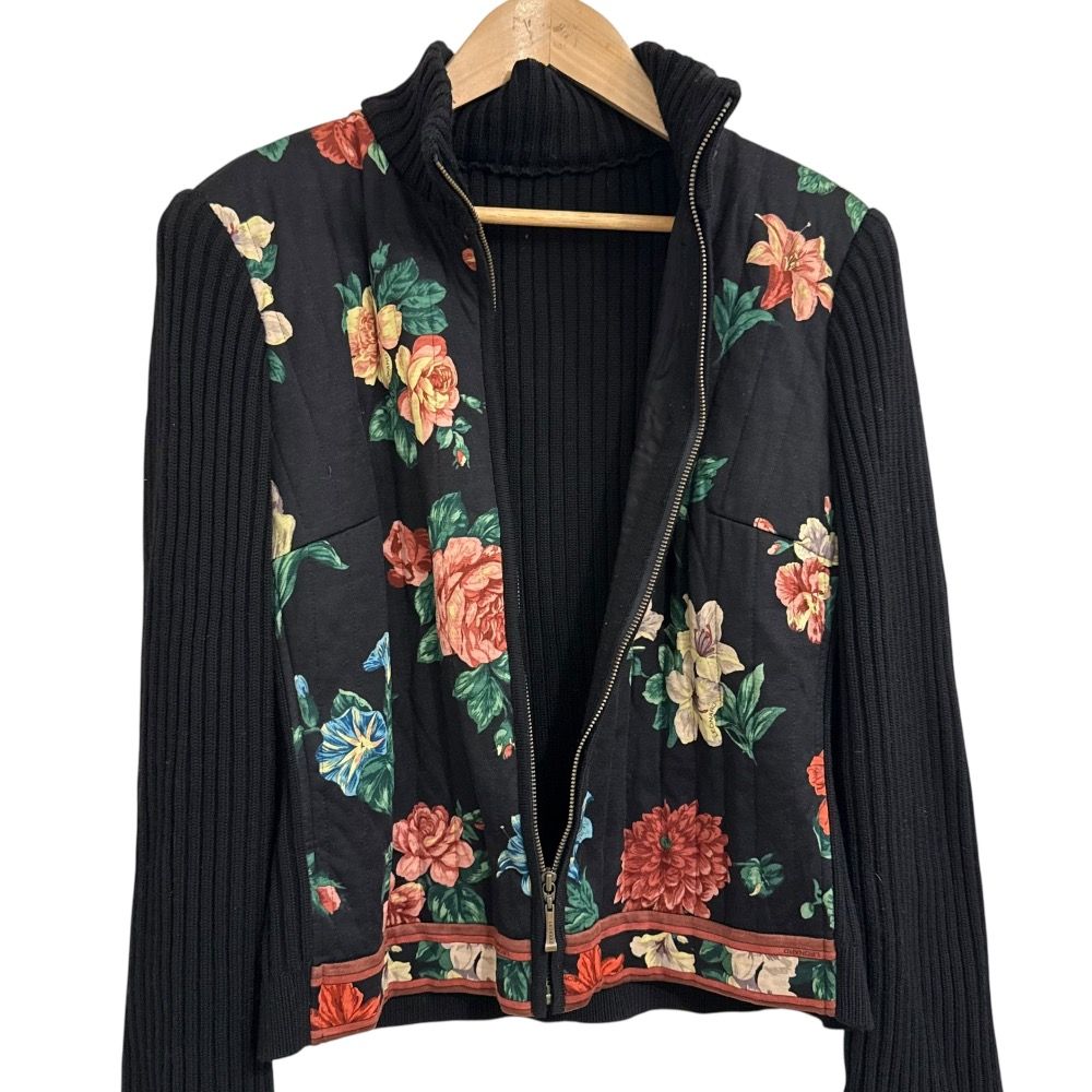 良品 LEONARD レオナール　ジャケット　ブルゾン　アウター　シルクウール LEONARD 】シルク ウール混 レオパード柄ジャケット レオナール 公式