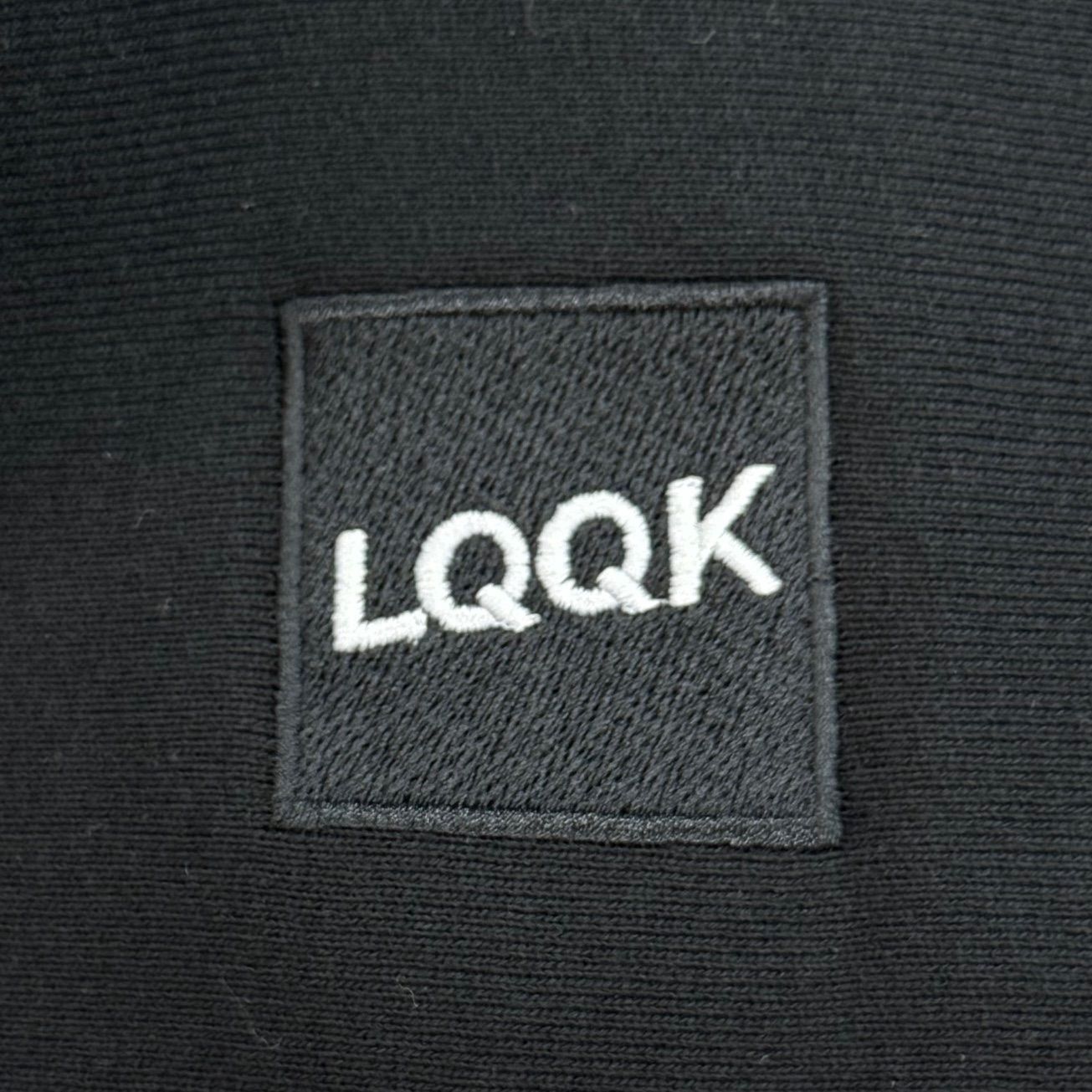参考上代34100円 未使用品 LQQK STUDIO SIGNATURE SNAP FLEECE HOODIE 