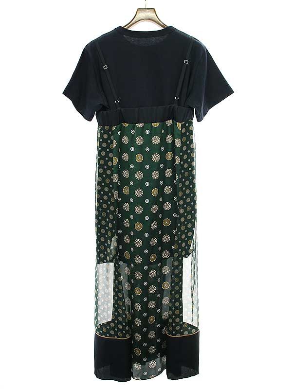sacai サカイ　ツイードワンピース sacai ツイード ロングジレ ワンピース ベスト コート