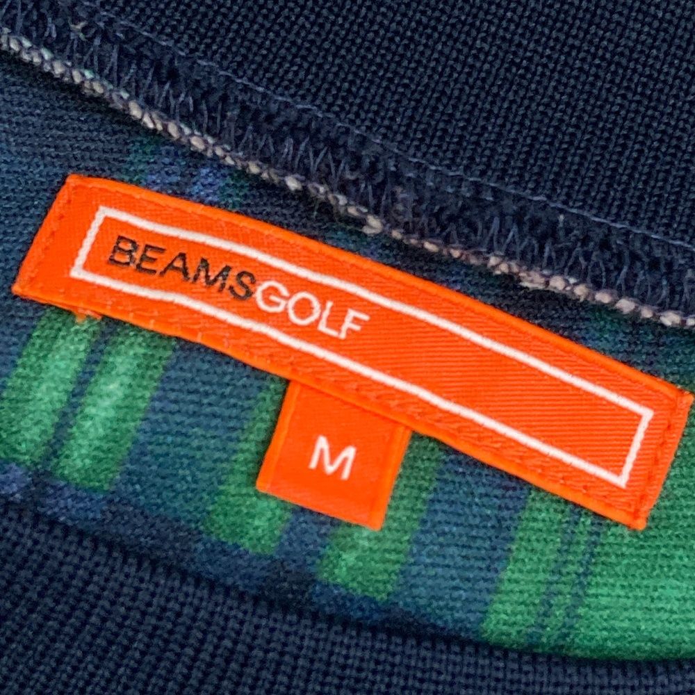 サイズ：M BEAMS GOLF ビームスゴルフ  スウェットトレーナー チェック柄 グリーン系 [240101491615] ゴルフウェア レディース ストスト BEAMS GOLF ビームスゴルフ スウェットトレーナー チェック柄