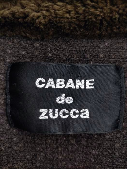 【年内最終値下げ】CABANEdeZUCCA ウールフーディジャケット カバンドズッカ CABANE de ZUCCa ウールダブルライダーズ メンズ