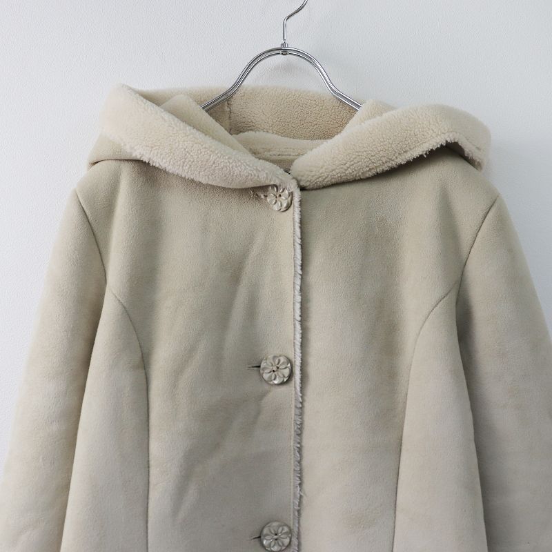 トッカ TOCCA 2022AW フェイク ムートン フーデッド COSMIC