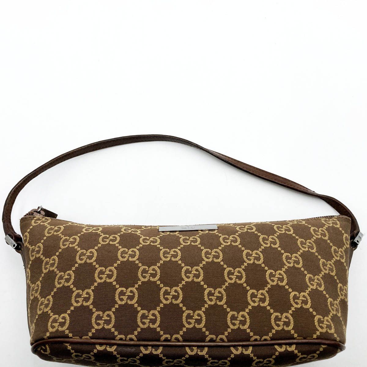 GUCCI グッチ GG柄 アクセサリーポーチ ハンドバッグ ポーチ ブラウン