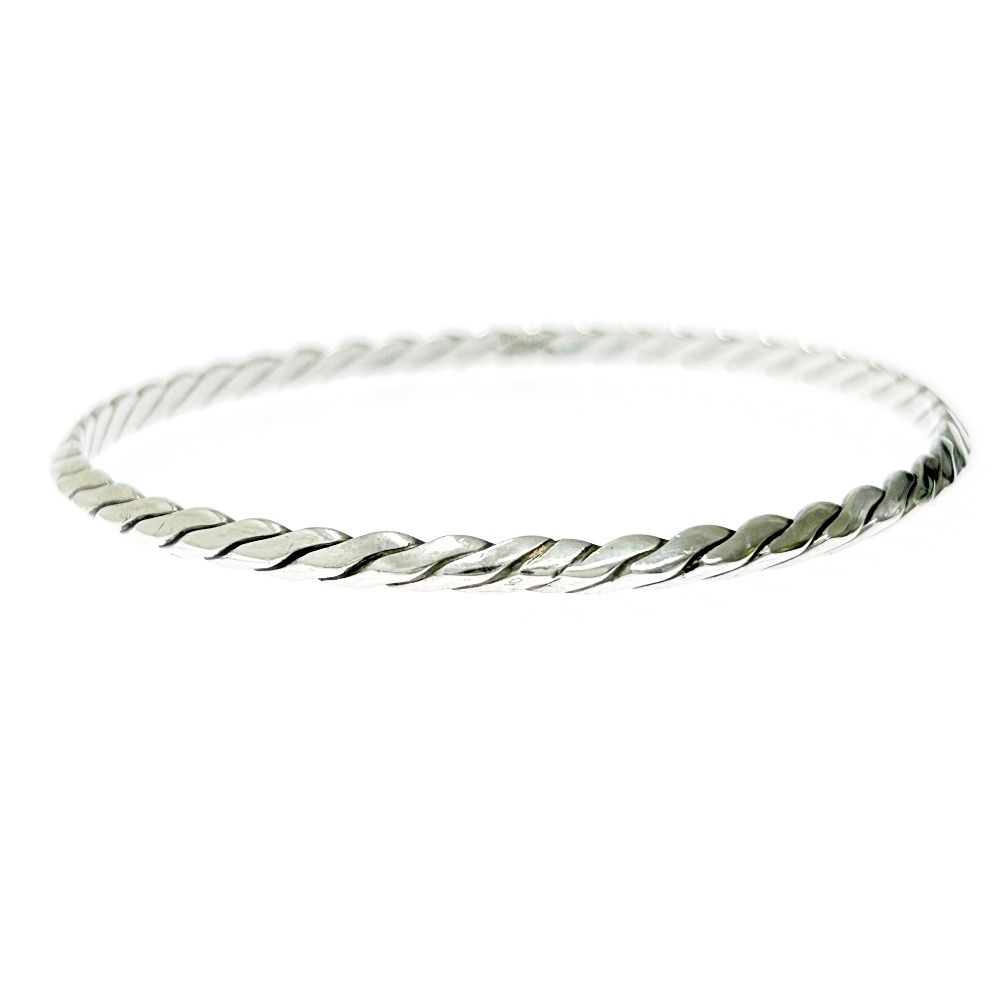 中古】TIFFANY&Co. ティファニー シルバー ツイスト バングル 11.6g