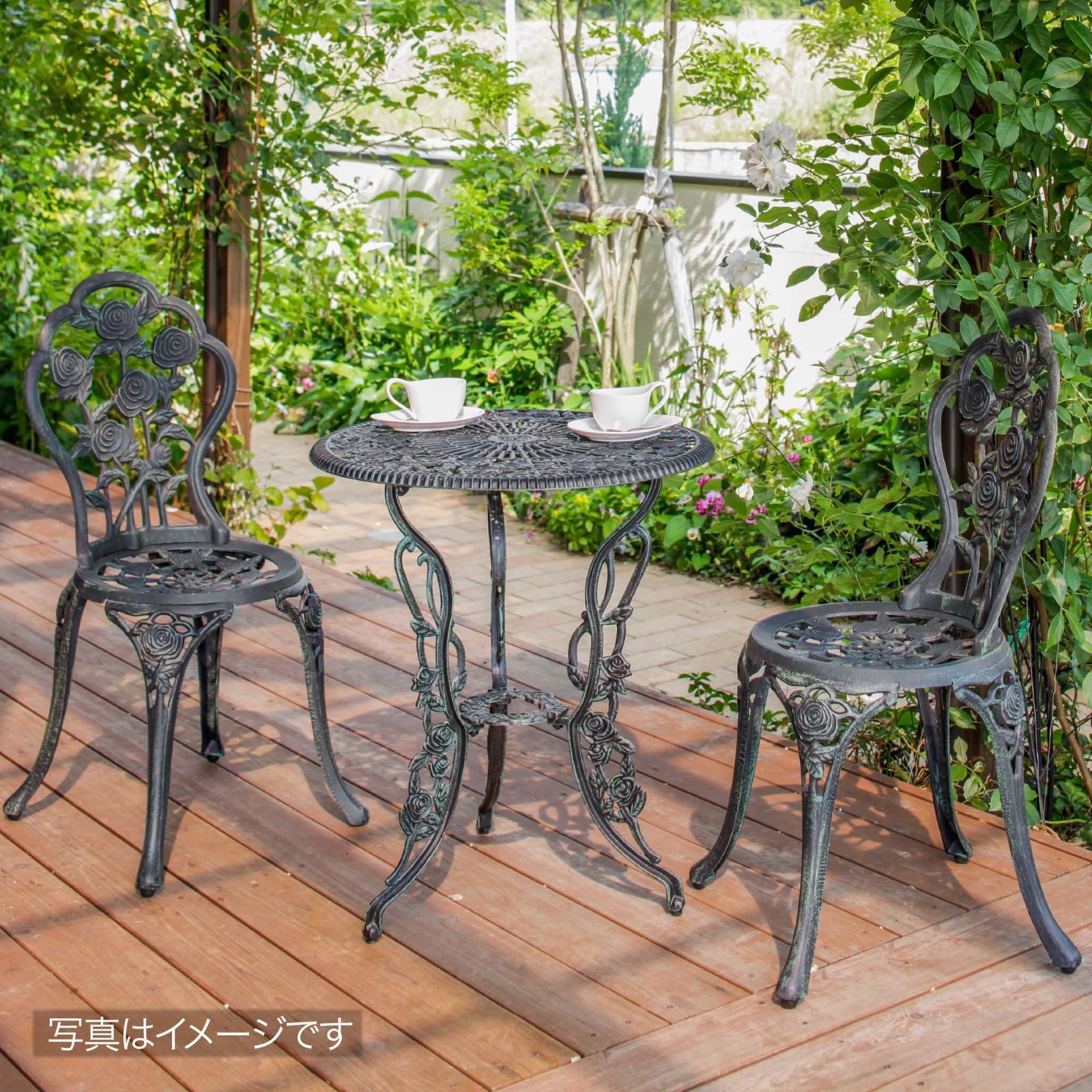 ジャンクガーデンの演出用　テーブル　鉄錆物　ブロカント　多肉&セダム　古道具 農機具 ジャンクガーデン 車輪 鉄錆 アイアン オブジェ - メルカリ