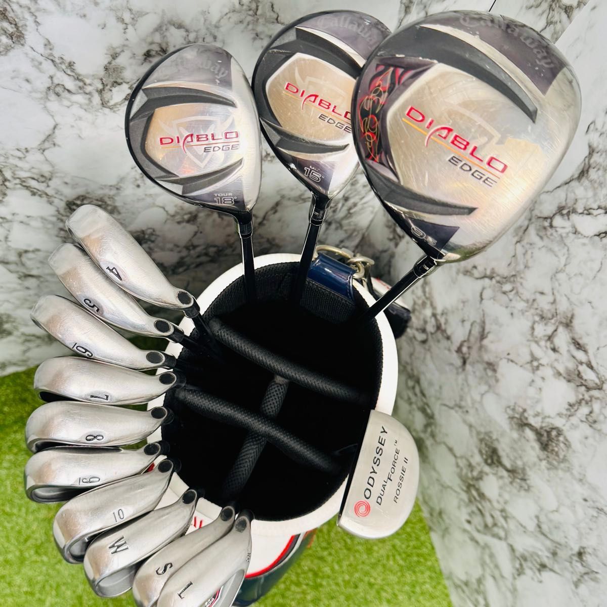 キャロウェイ　ディアブロエッジ　メンズゴルフセット　キャディバッグ付き　入門 キャロウェイ ディアブロエッジ メンズゴルフセット キャディバッグ