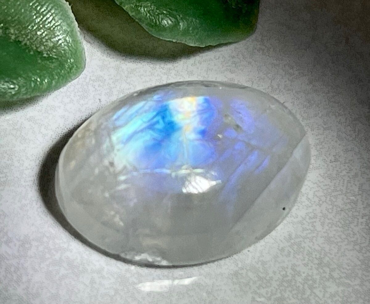 ハイヤーセルフの石✨ 虹 ラブラドライト レインボー 磨き 原石 ラフ