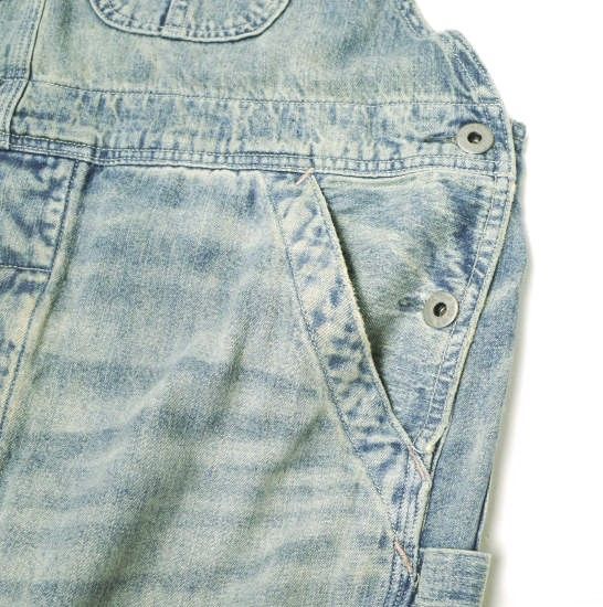 RRL ダブルアールエル WESTCOTT REPAIRED DENIM OVERALLS リペア加工