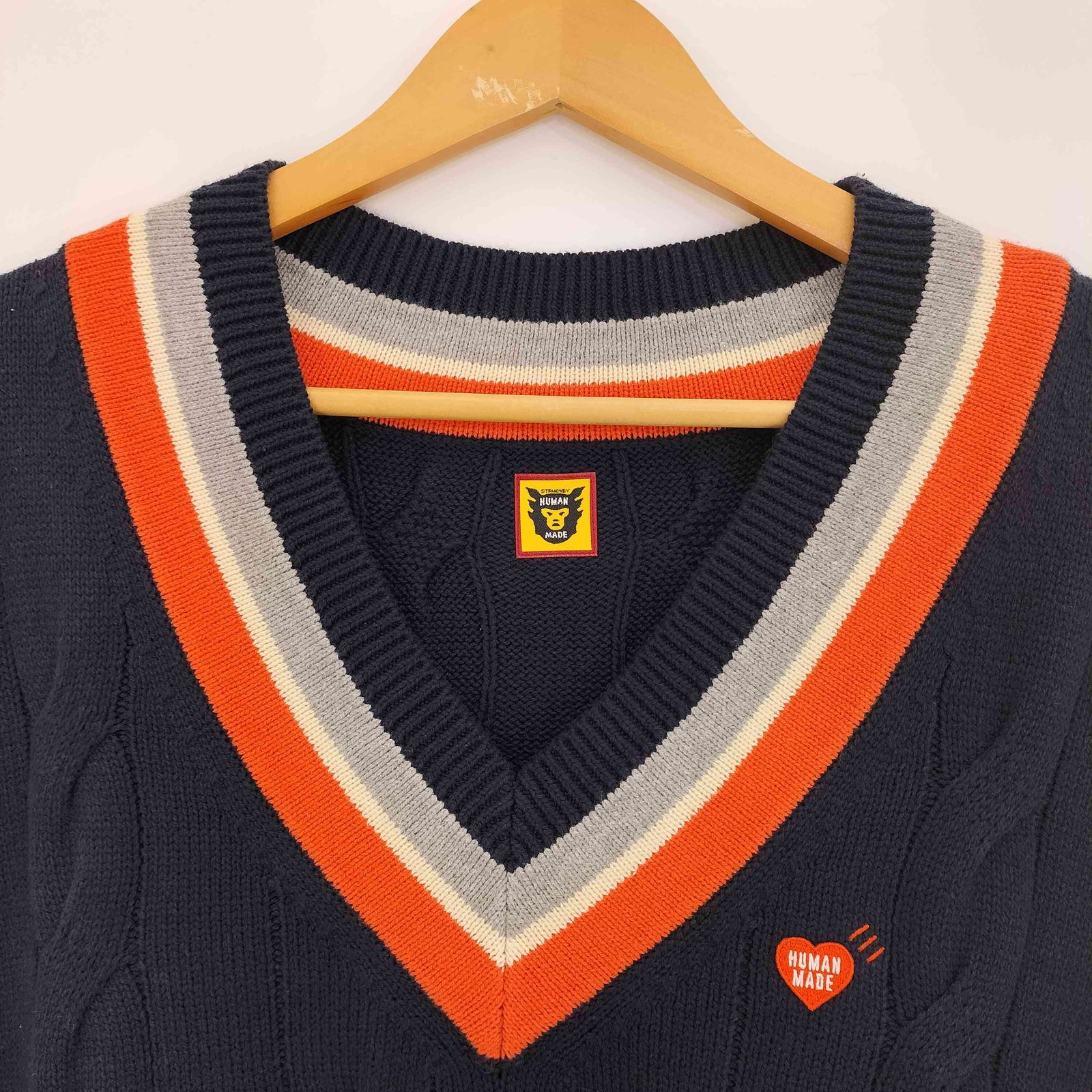 ヒューマンメイド HUMAN MADE KNIT VEST ニットベスト メンズ JPN：XL 