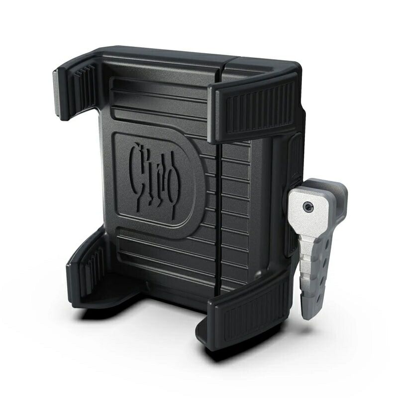 スマートフォン GPS ホルダー クランプマウント クローム