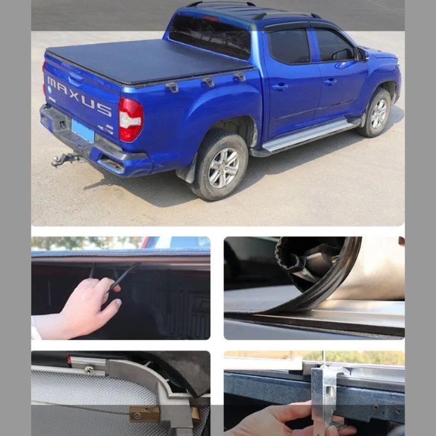 ハイラックスシリーズHilux vigo revo SR5 Roccoトライトンリヤキャノカバーは雨除けフラットカバーを厚く BRIGHTFACE_UK