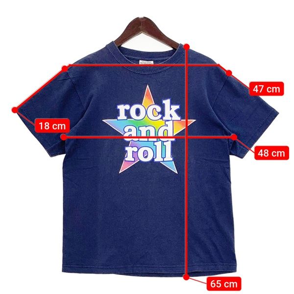 B'z LIVE-GYM 2003 rock and roll スター 星 プリント バンド T