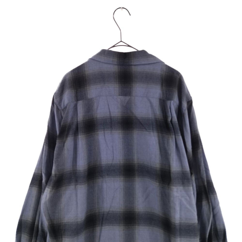 WACKO MARIA (ワコマリア) 23SS OMBRE CHECK OPEN COLLAR SHIRT L/S