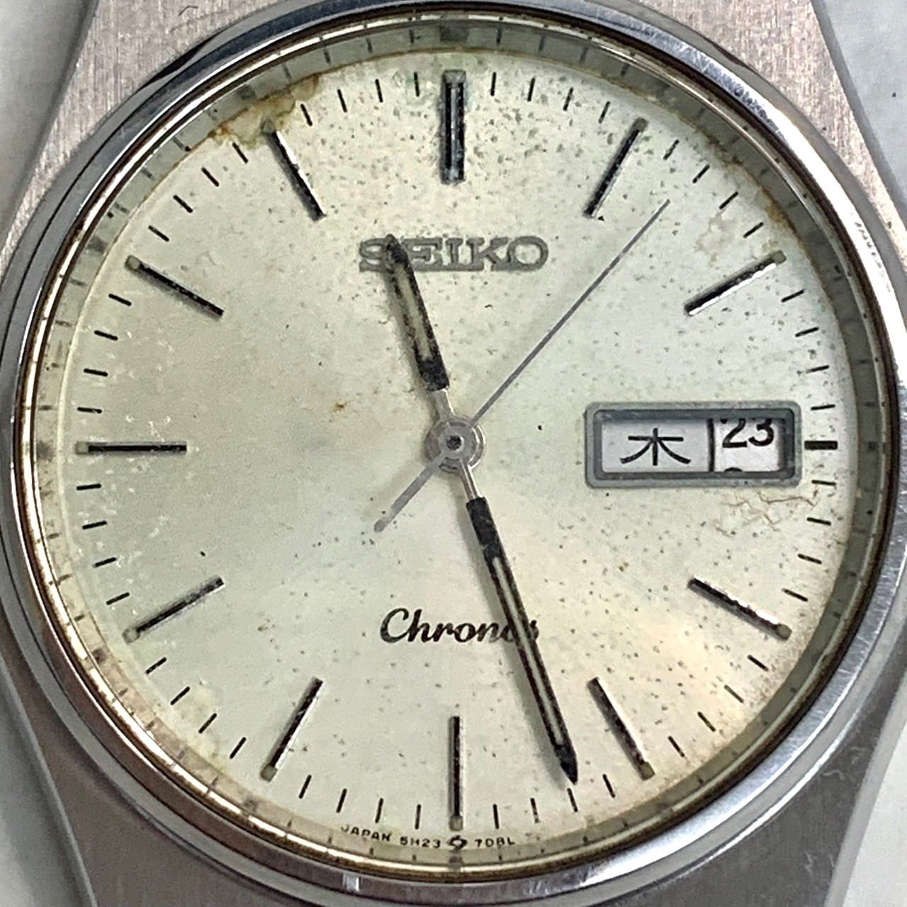 【不稼働ジャンク品⭐️腕時計】 セイコーアンチマグネティック SEIKO ANTIMAGNETIC 60G 5H23-7D20    アナログ/クォーツ　 メンズ （AYA）