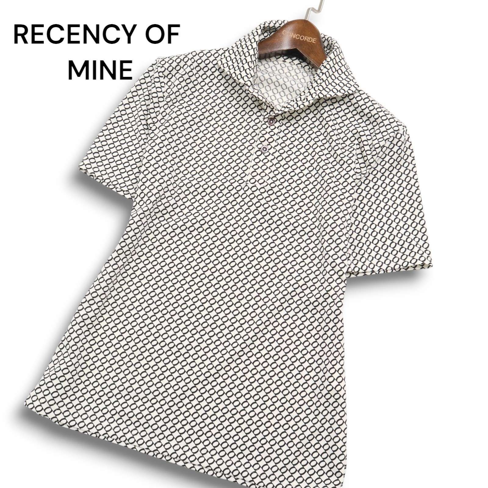 美品】RECENCY OF MINE アバハウス 春夏☆ 幾何学 総柄 半袖