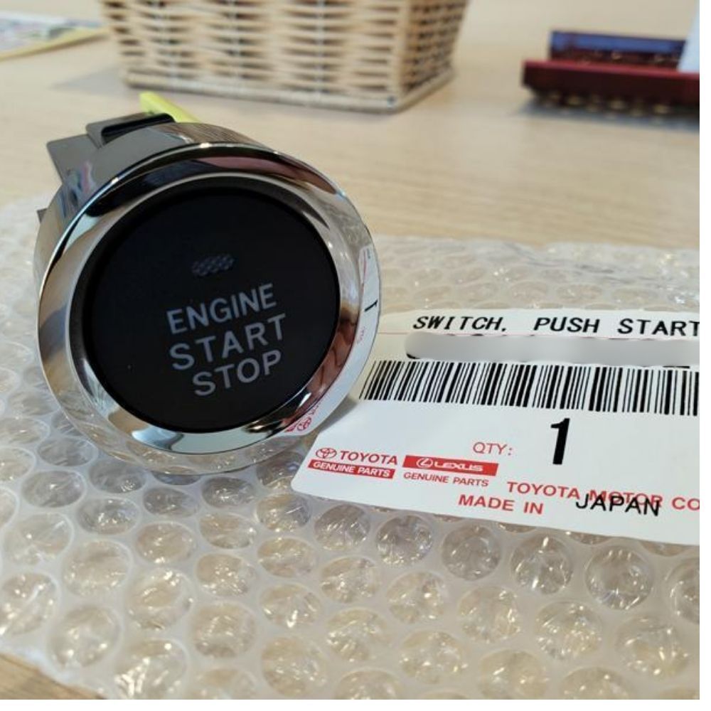 トヨタ 純正 TOYOTA 正規 プッシュスタート スイッチ マークX X130系 GRX133 GRX135 エスティマ 50系 ACR50 55 パーツ エンジン タイヤ カスタム