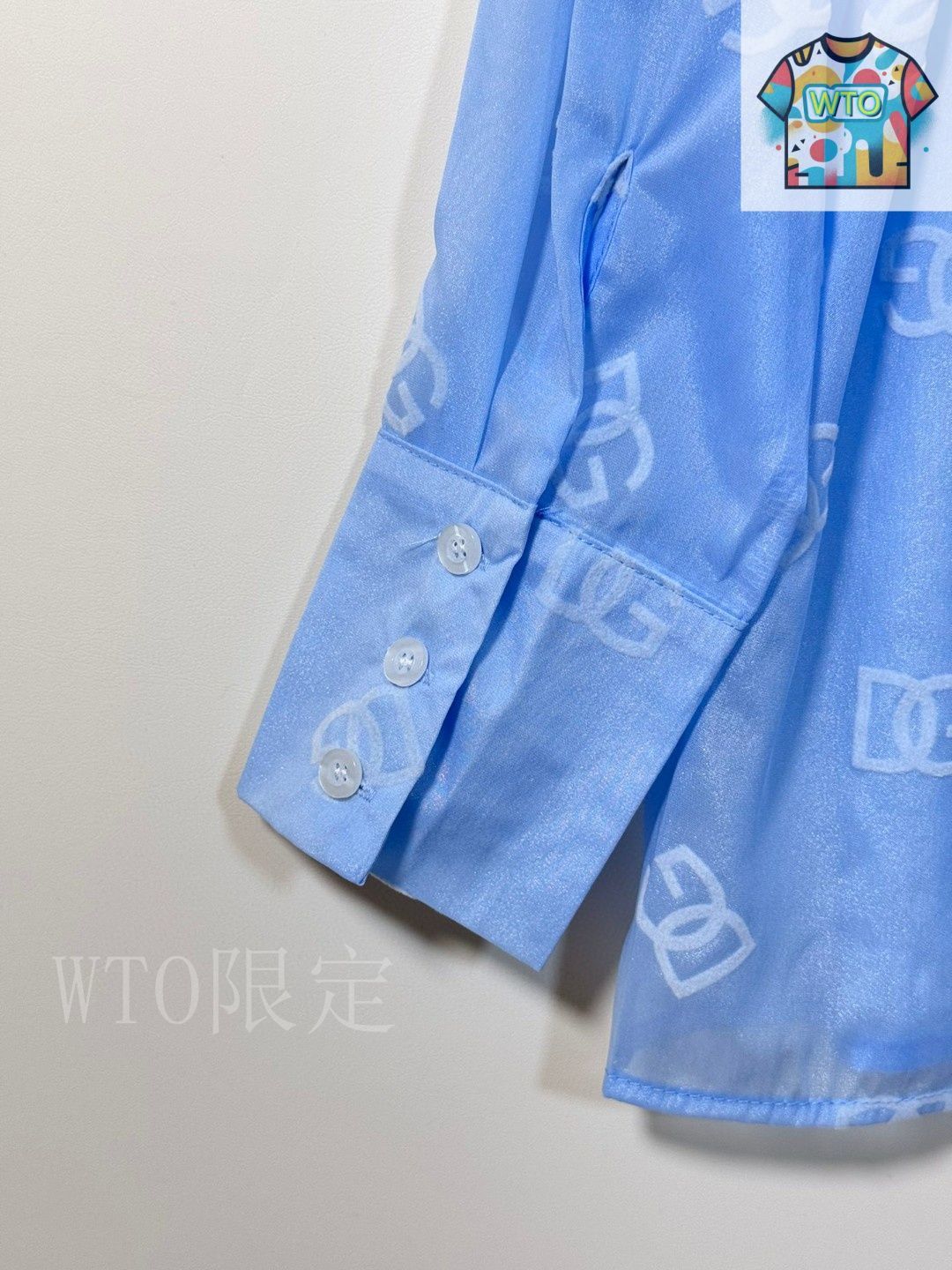 今日特価】Dolce&Gabbana New Women's Sky Blue Logo Pattern