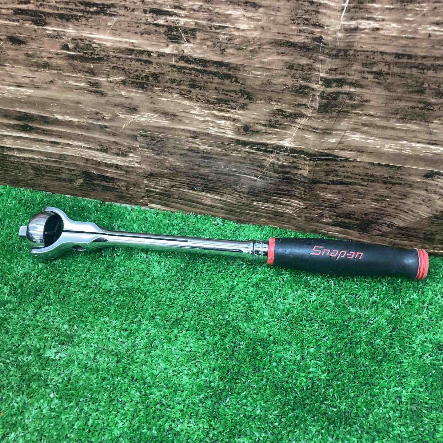 ▲スナップオン Snap-on 3 8ラウンドスイベルラチェットハンドルFH747 グリップ破損傷多数あり 川越店