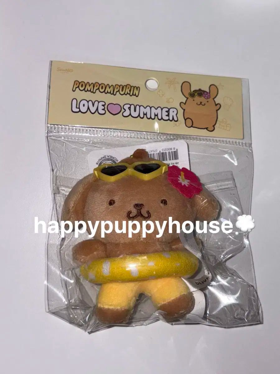 ポムポムプリン - オリーブヤング サンリオ 日焼け ポムポムプリン キーリング ポムポムプリン - 韓国 限定 日焼け ポムポムプリン キーリング