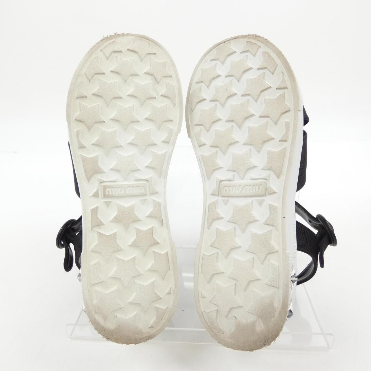 ミュウミュウ MIU MIU プラットフォームサンダル 5X996C サンダル WWW_MORNINGWALKER_COM