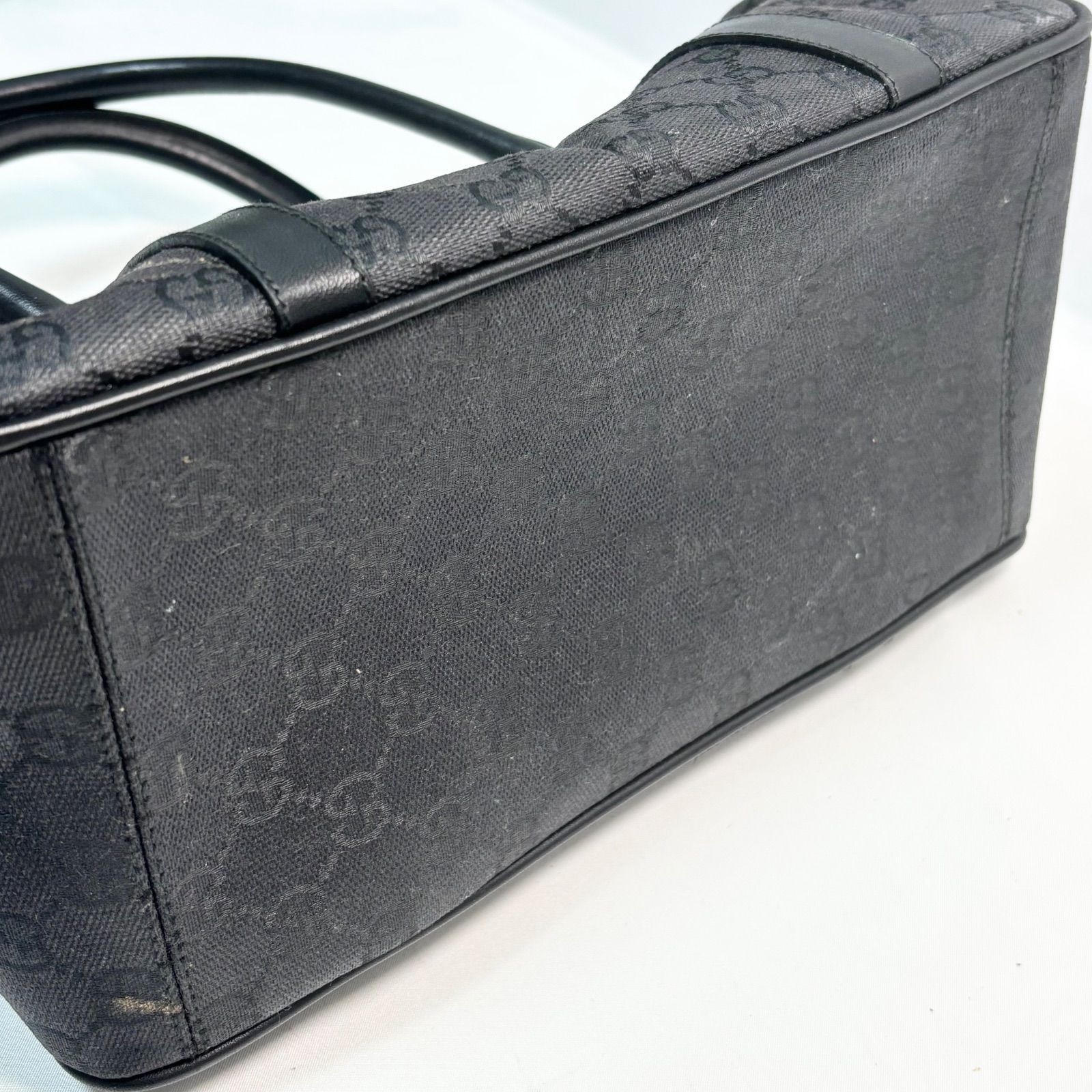 GUCCI グッチ　カーフ レザー ミニボストン バッグ　ネイビー 送料無料】GUCCI/グッチ/ミニボストンバッグ/ハンドバッグ