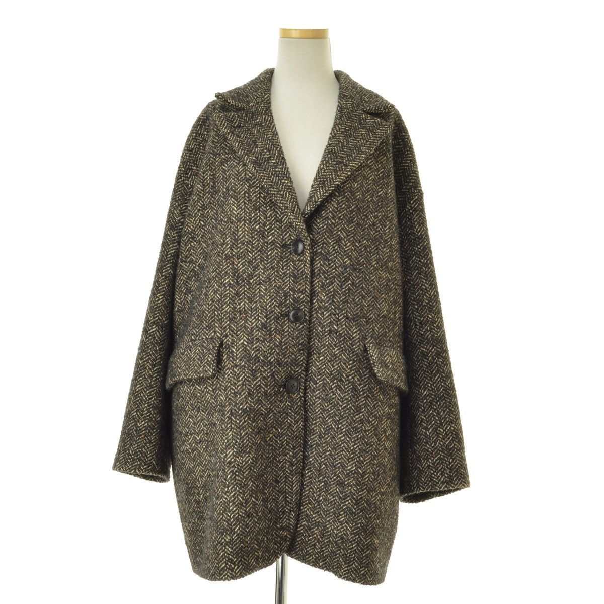 【JOURNAL STANDARD】美品 22aw ヘリンボンテーラードコート JOURNALSTANDARD】22AW 22020400120030 AWヘリンボンテーラード