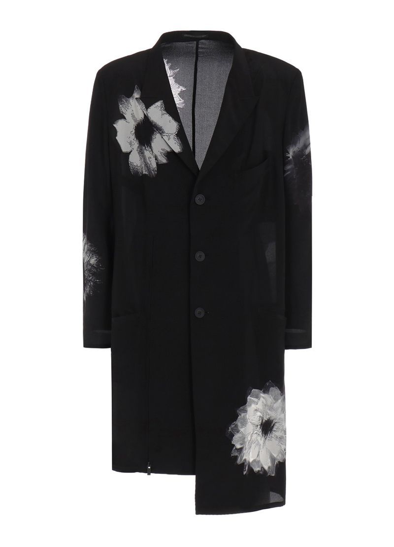 Yohji Yamamoto レア 花柄 フラワープリント ベージュ ネクタイ Yohji Yamamoto レア 花柄 フラワープリント ベージュ ネクタイ