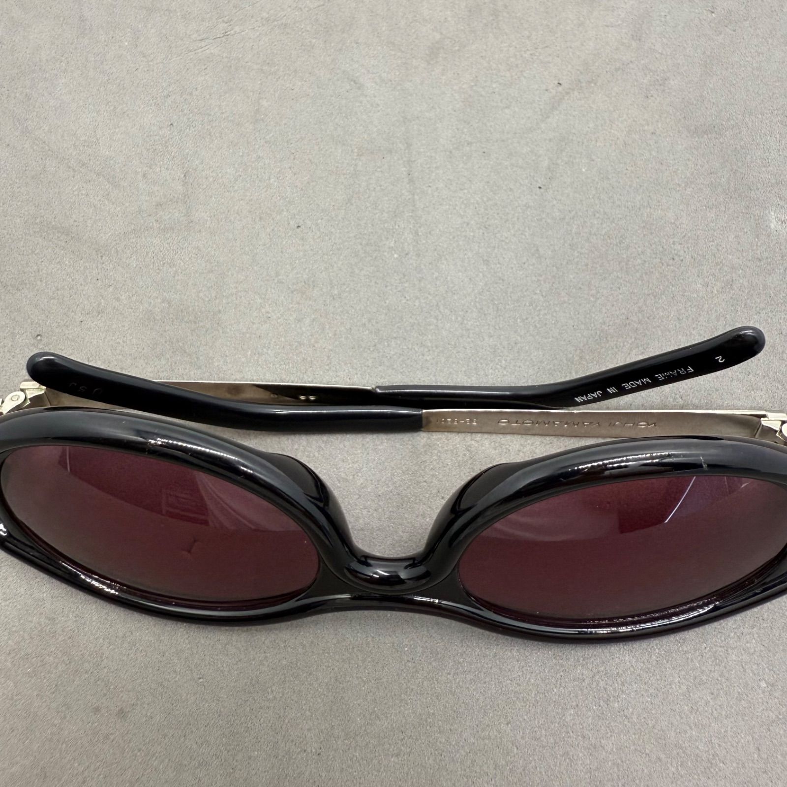 yohji yamamoto 90s archive oval sunglasses 52-5201 ヨウジヤマモト