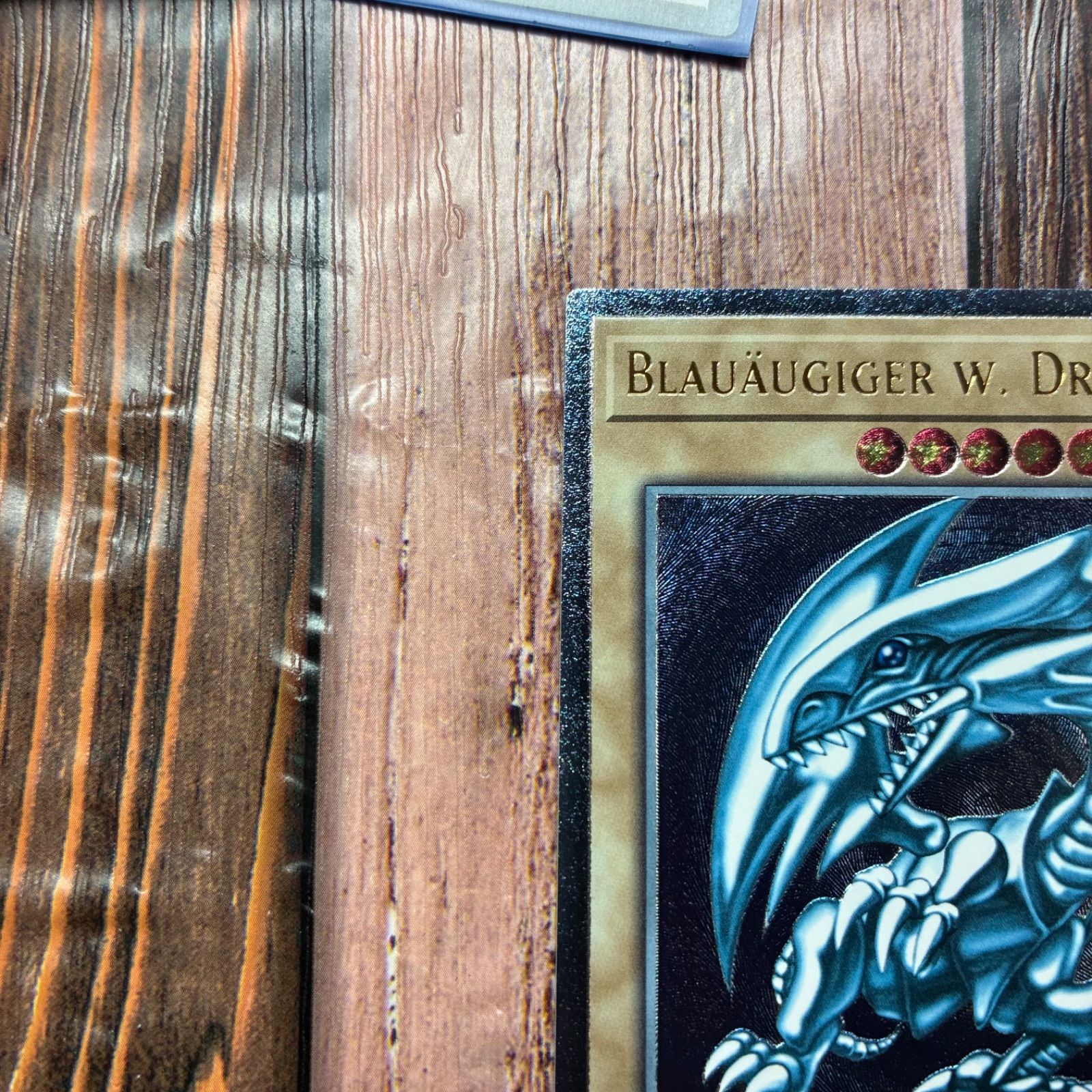 加工強め 遊戯王 青眼の白龍 ドイツ版 EU版 OTS28 レリーフ