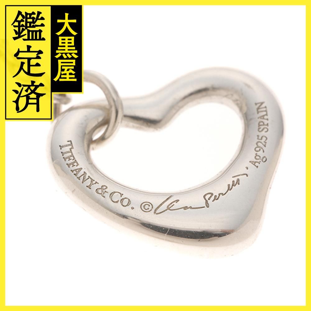 h199 美品　ティファニー　オープンハート　ドロップ　フック　ピアス　925 Tiffany & Co. - ティファニー オープンハート ドロップ ピアス