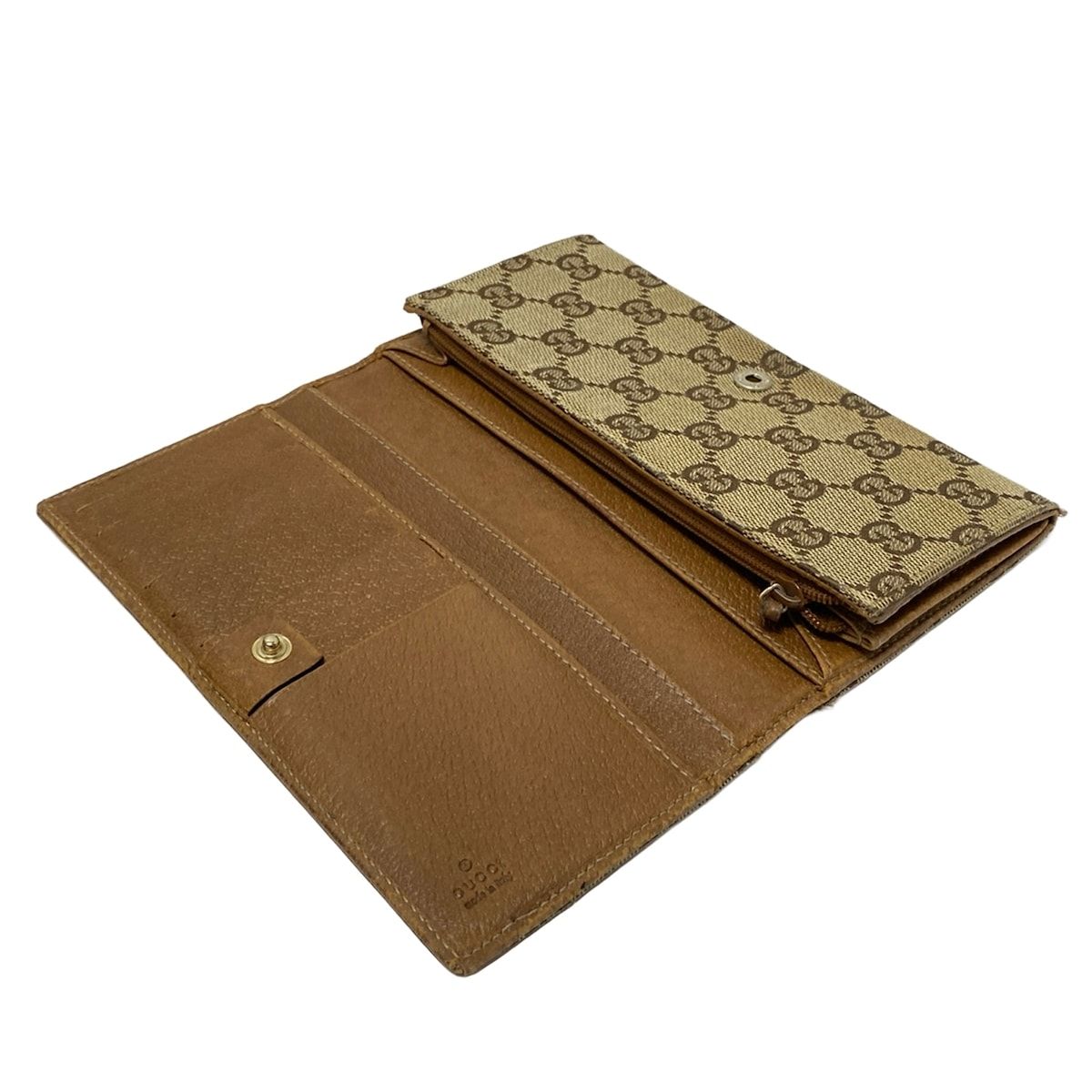 ☆安心☆正規品☆GUCCI メンズ長財布 ダークブラウン GG柄 GUCCI グッチ ダークブラウン 長財布 【公式通販】