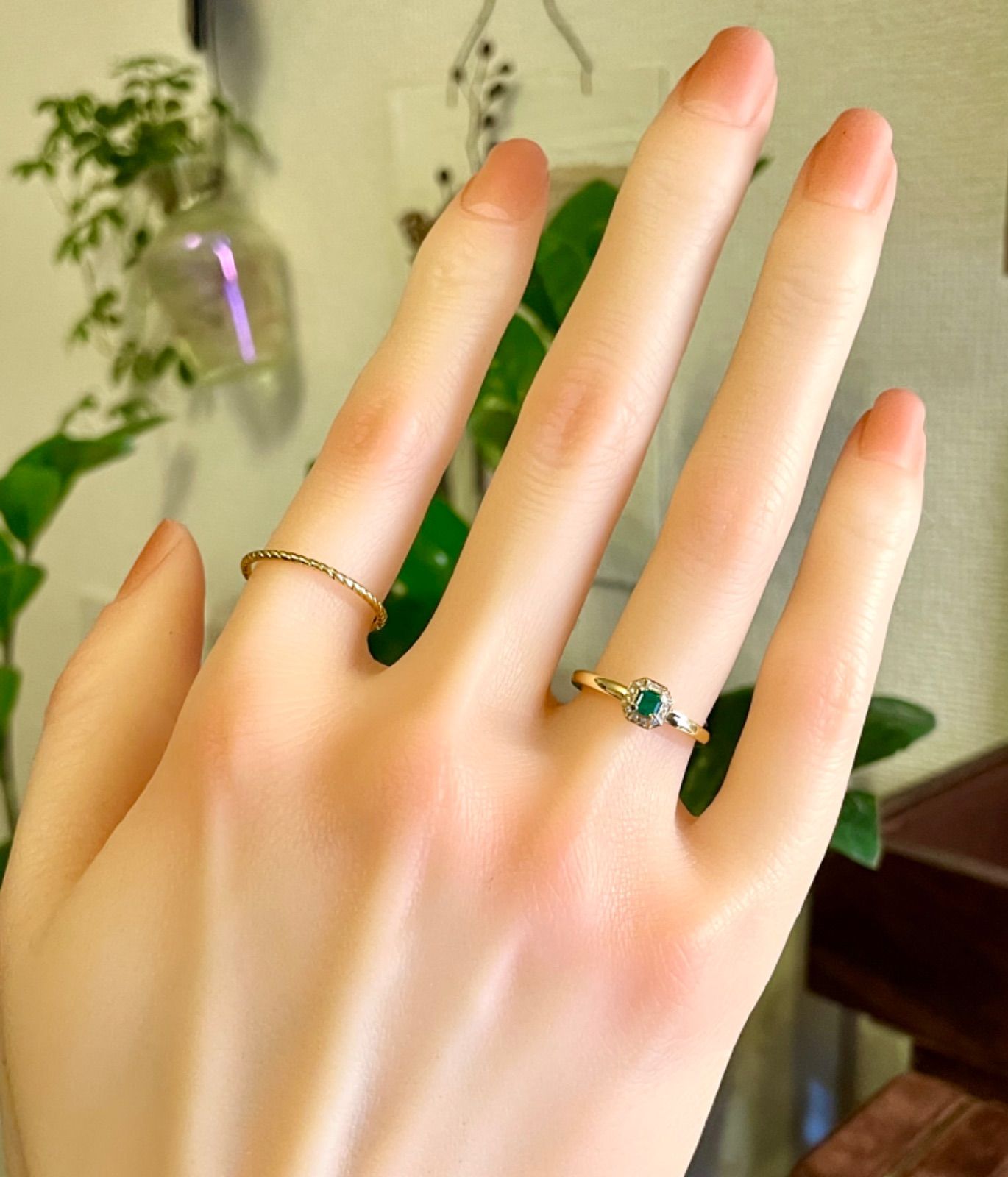 ヴァンドーム青山　ダイヤモンド リング　k18 YG 9号 Vendome Aoyama - ヴァンドーム アオヤマ K18 リング 9号 旧