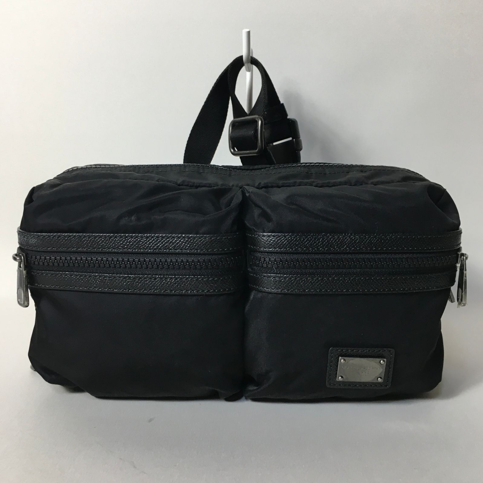 2507-86|ドルガバ ボディバッグ ナイロン レザー ブラック 2507-86|ドルガバ ボディバッグ ナイロン レザー ブラック