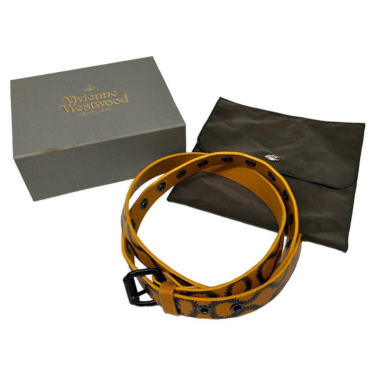 Vivienne Westwood スクイグル レザーベルト Vivienne Westwood ヴィヴィアン ウエストウッド Squiggle Belt