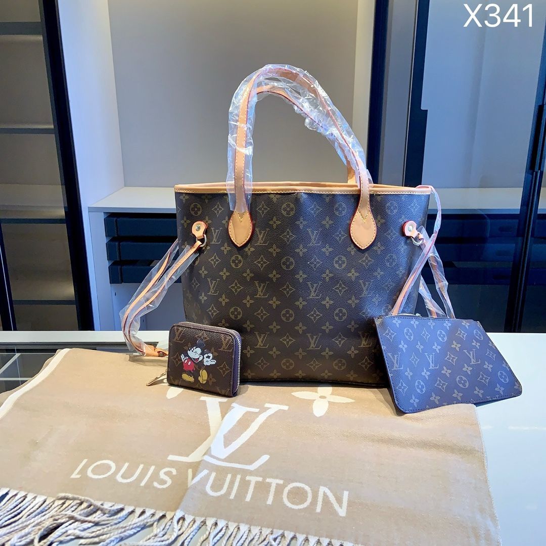 ☆人気☆ ルイヴィトン LOUIS VUITTON 3点セット 大容量トートバッグ ショルダーバッグ ハンドバッグ - メルカリ