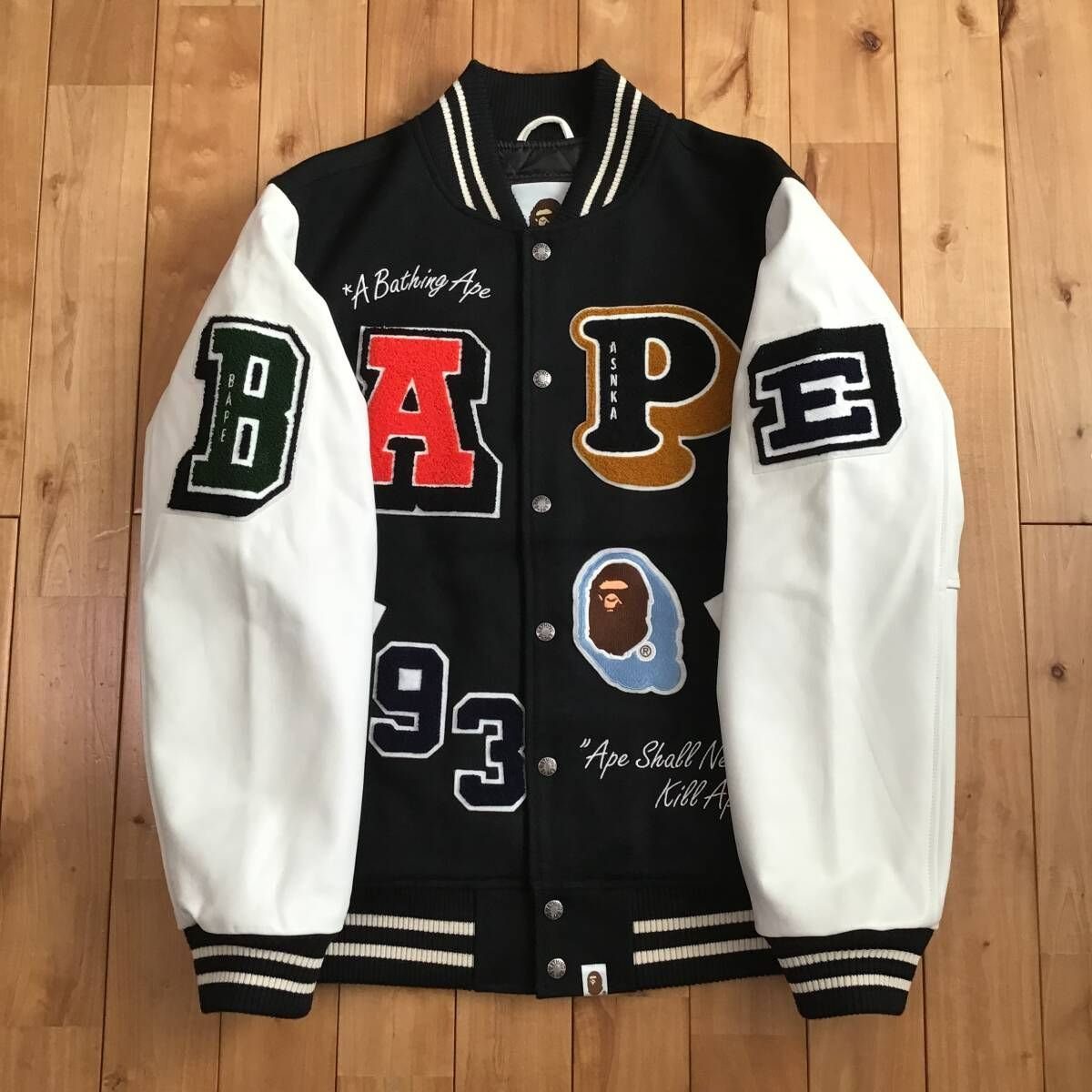 A BATHING APE bape JACKET スタジャン M 98 | FASTBIKES.SE