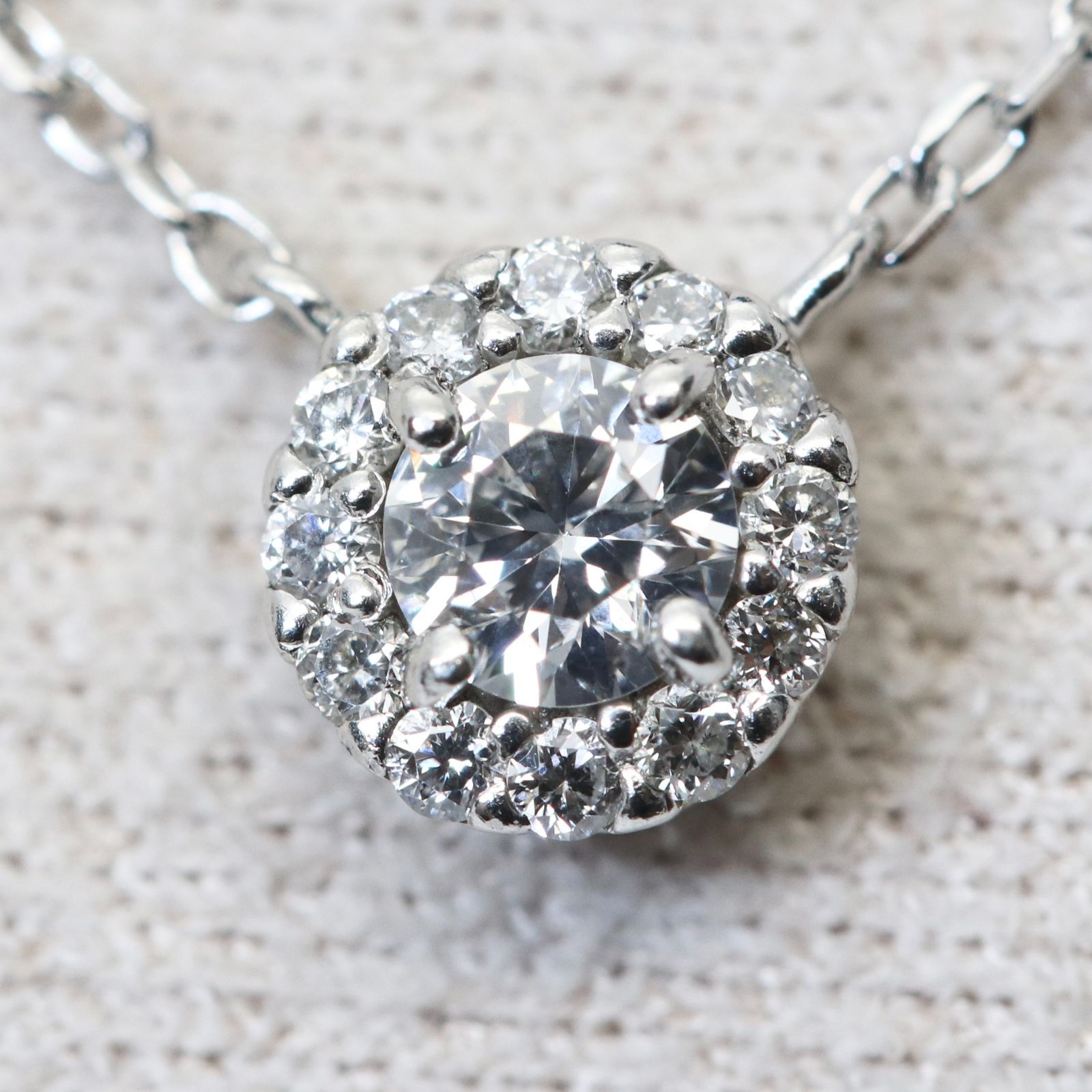 ヴァンドーム青山 ダイヤ グレース ネックレス 0.19ct/24-3170S - メルカリ