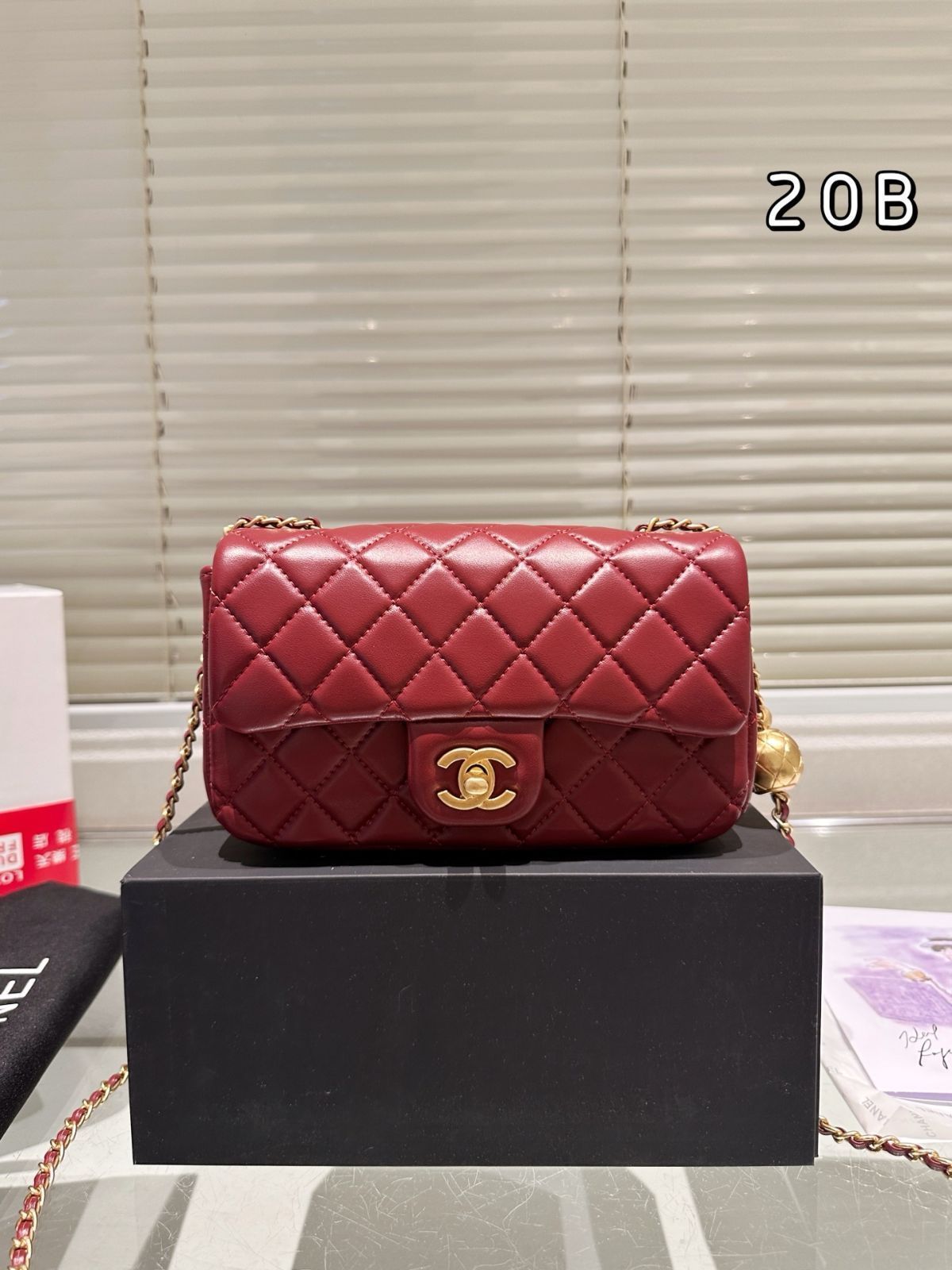 今日 Chanel G en Ball Square Flap Bag 小羊皮バージョン