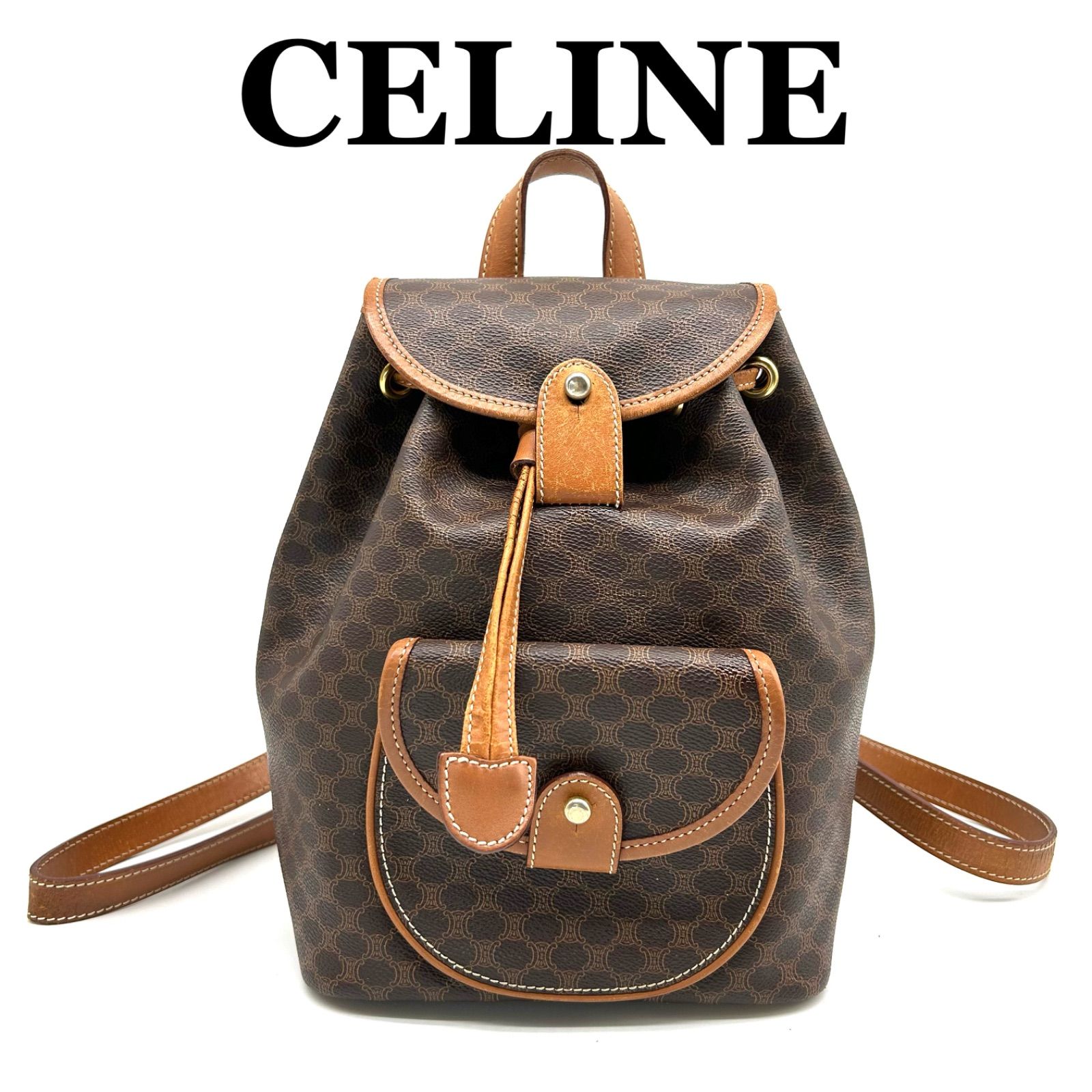 CELINE(セリーヌ) マカダム柄 ミニ リュック ビンテージ 【公式通販】