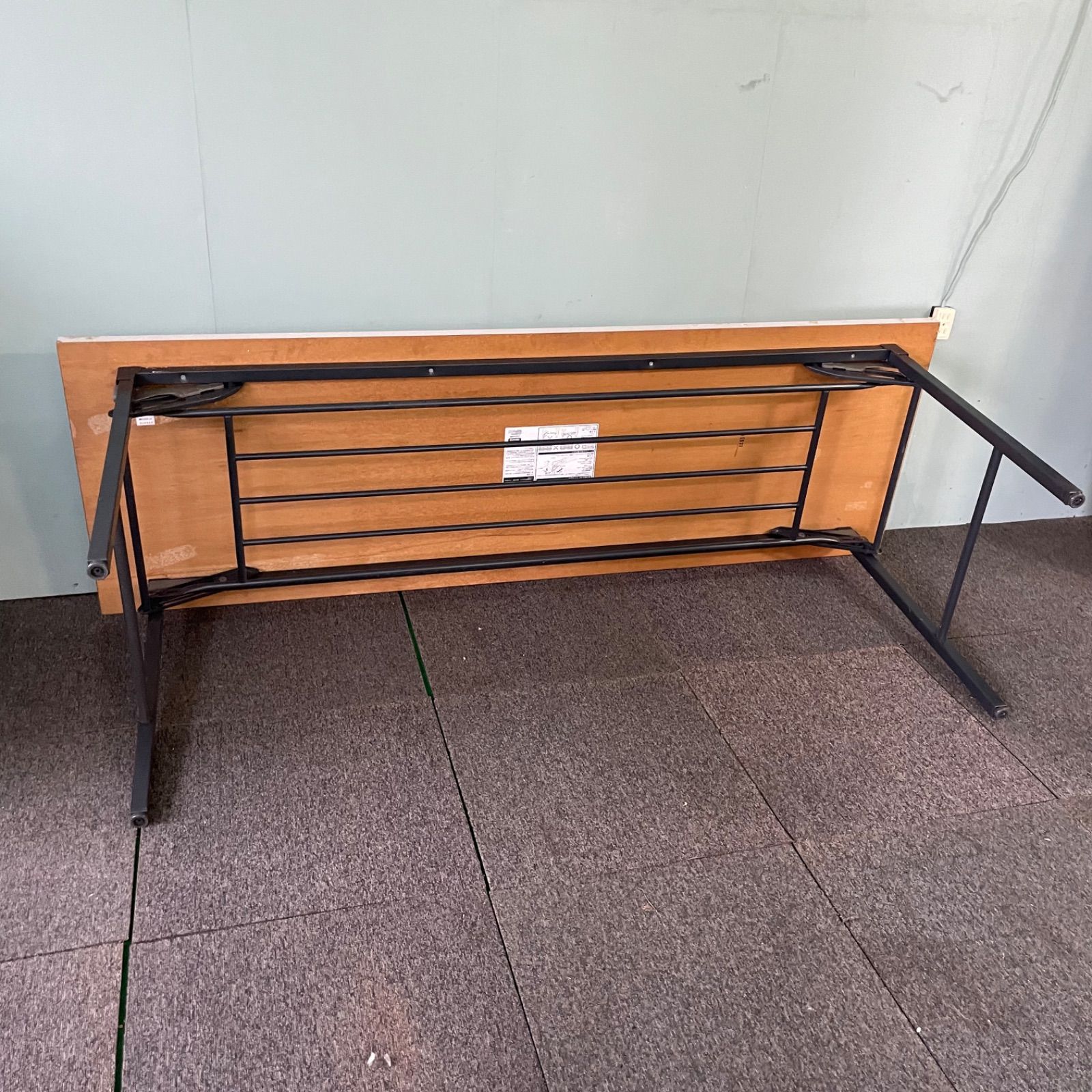 木目調 オフィステーブル