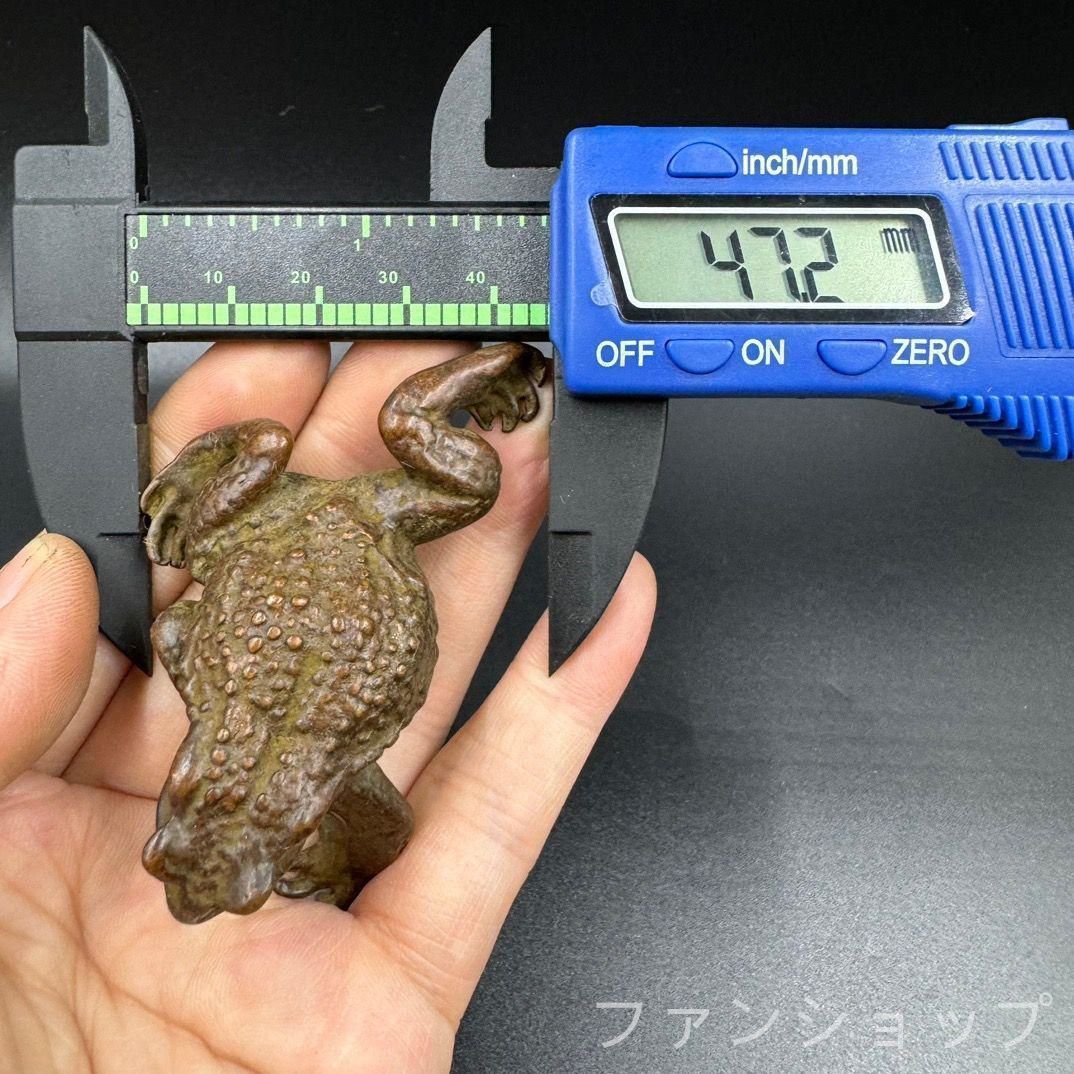 銅 細工 茶道具 香道具 蓋置 置物 ヒキガエル 銅製 - メルカリ