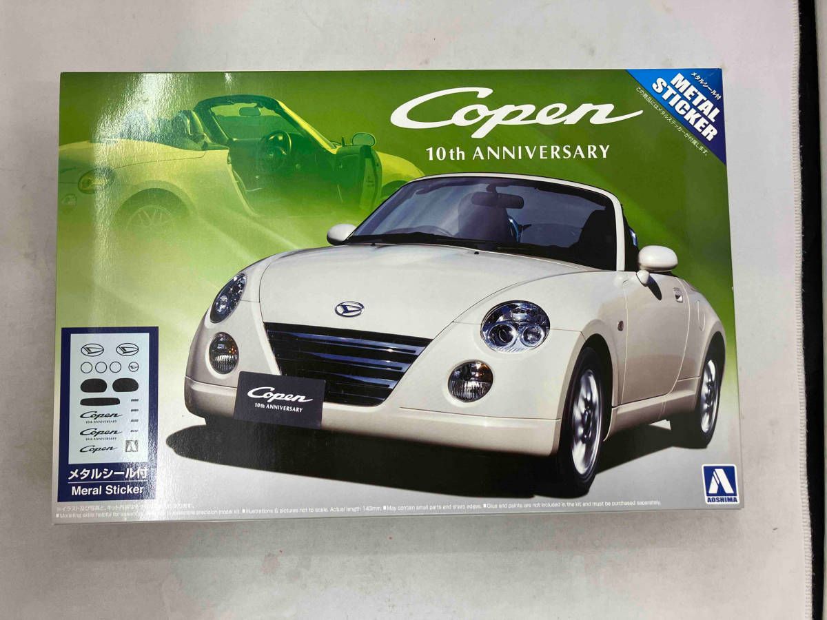 未開封品 プラモデル アオシマ 1/24 ダイハツ コペン 10TH