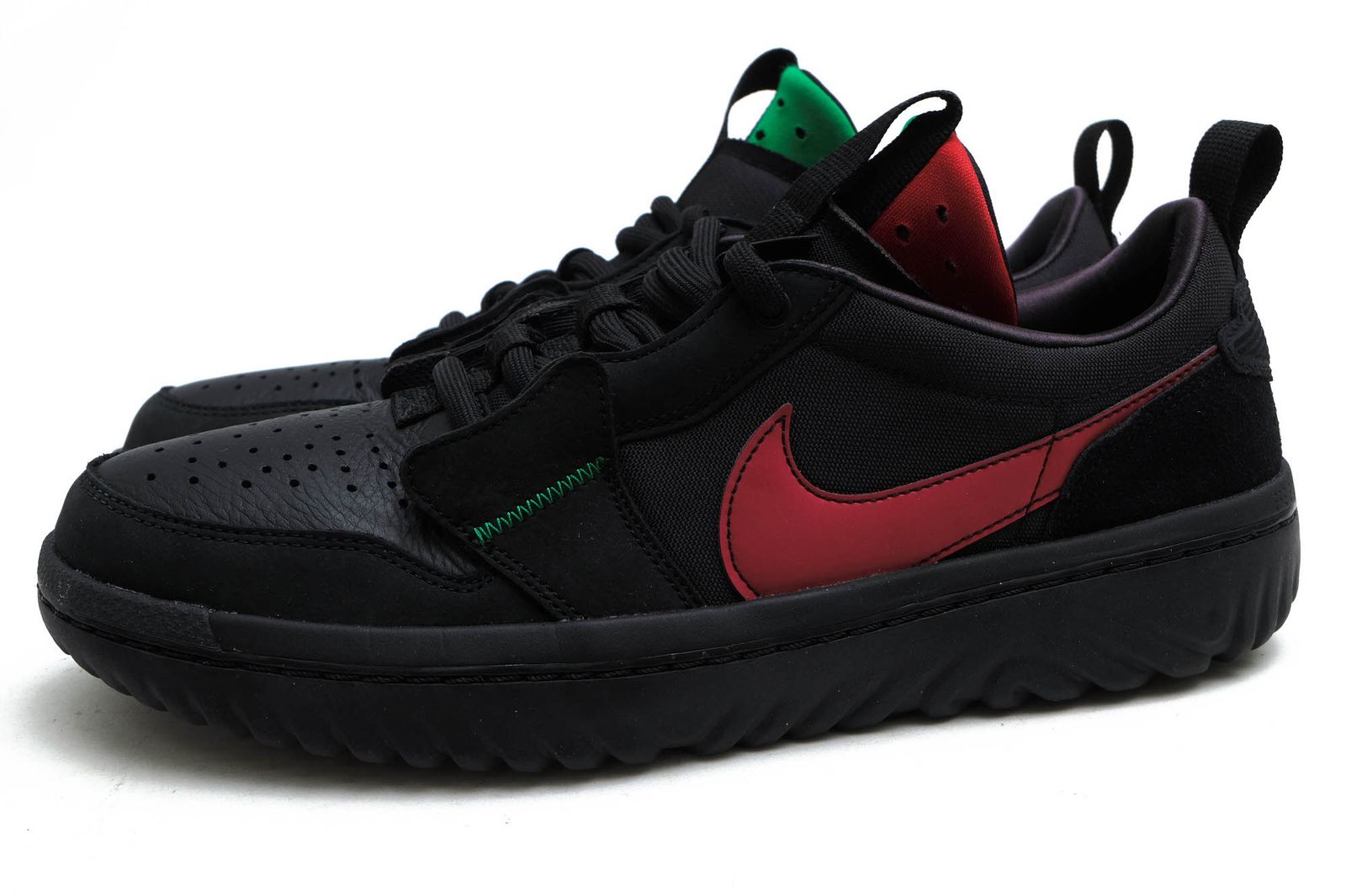 ナイキ／NIKE シューズ スニーカー 靴 ローカット メンズ 男性 男性用 レザー 革 本革 ブラック 黒  CT6416-001 AIR JORDAN 1 LOW REACT Fearless エアジョーダン1 ロー Reactフォームクッショニング