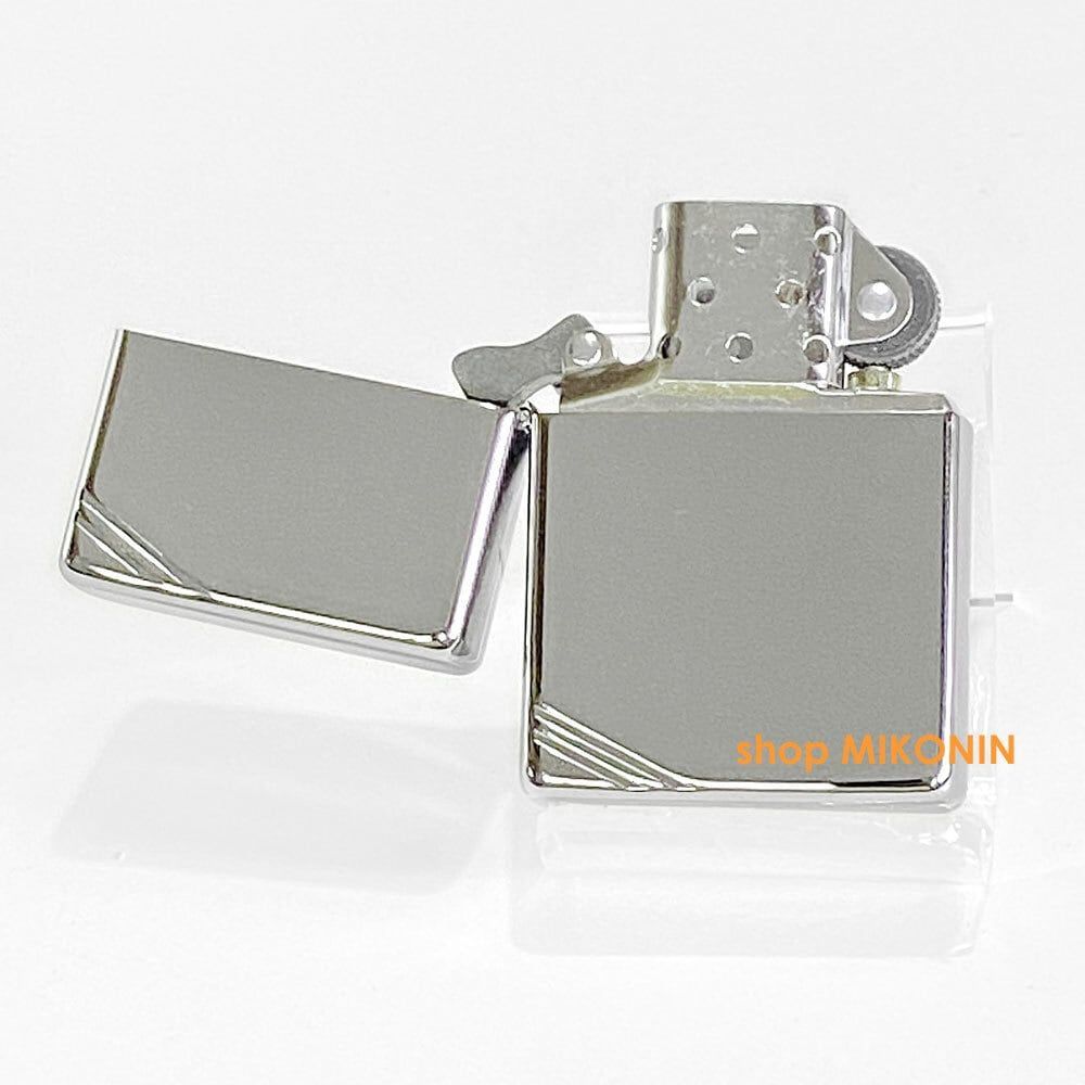 ZIPPO 1937 復刻 フラットトップ ハイポリッシュクローム 260 ダイアゴナルライン 定番 ジッポー オイルライター