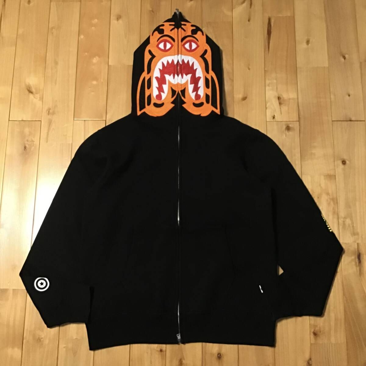 タイガー パーカー Mサイズ Black a bathing ape BAPE Tiger