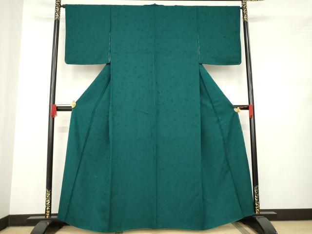 平和屋着物 上質な色無地 舞桜地紋 天鵞絨色 正絹 AABB7284ck